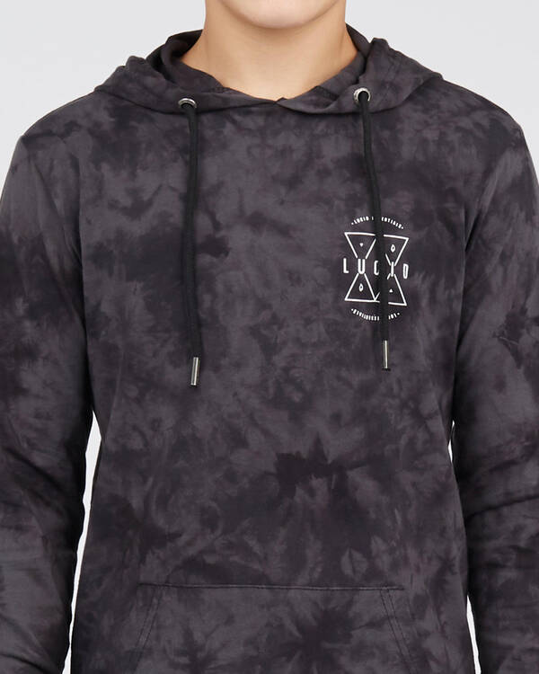 Lucid Boys Chaos Hooded Long Sleeve T-Shirt for Mens