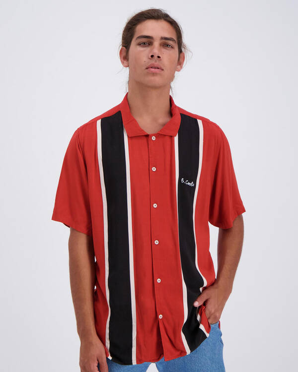 Barney Cools Holiday Camp-collar Shirt for Mens