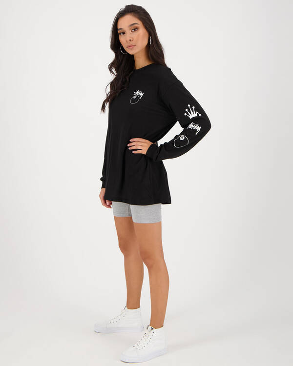 Stussy Eight Ball Long Sleeve T-Shirt for Womens