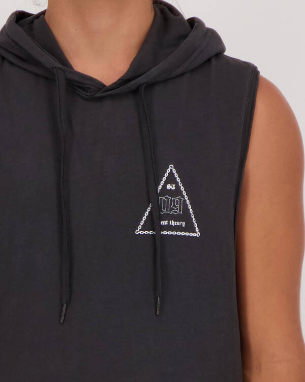 Silent Theory Chain Hooded Muscle Tank for Mens