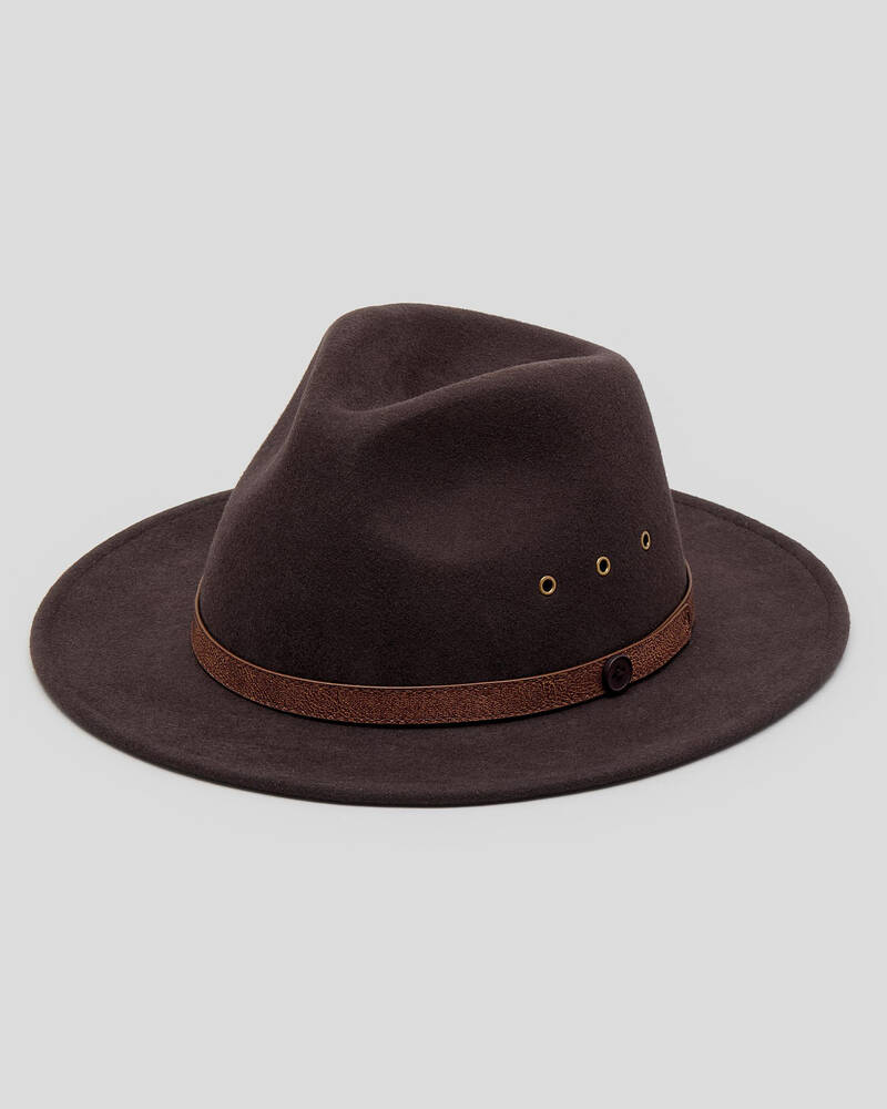 Billy Bones Club Brown Sugar Fedora Hat for Mens