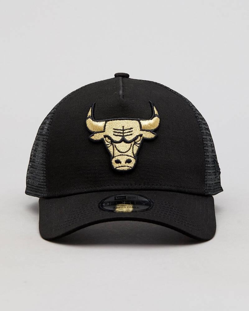 New Era 940 Gold Bulls Trucker for Mens