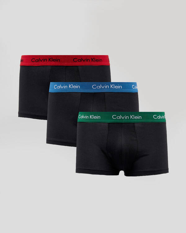 Calvin Klein Cotton Stretch Low Rise Trunk 3 Pack for Mens