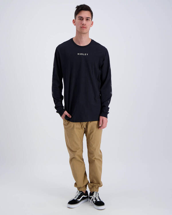 Hurley PRM Burn Baby Long Sleeve T-shirt for Mens