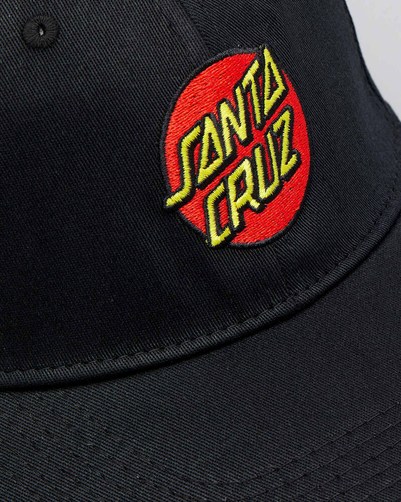 Santa Cruz Boys' Classic Dot Elastic Cap for Mens