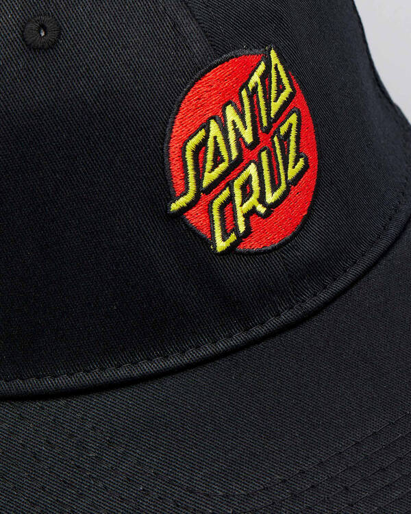 Santa Cruz Boys' Classic Dot Elastic Cap for Mens