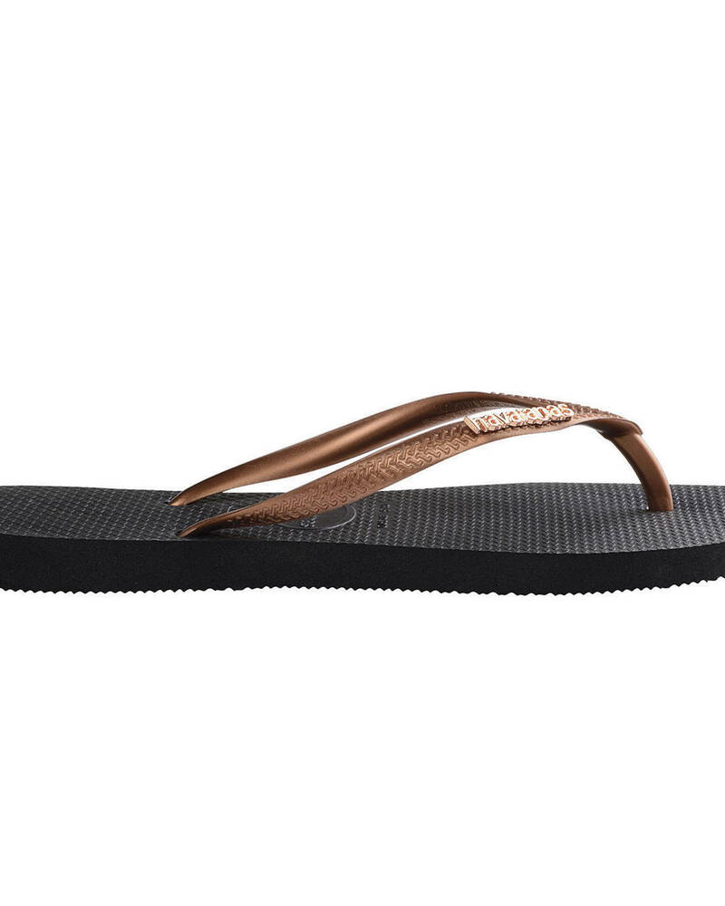 Havaianas Slim Metal Thongs for Womens