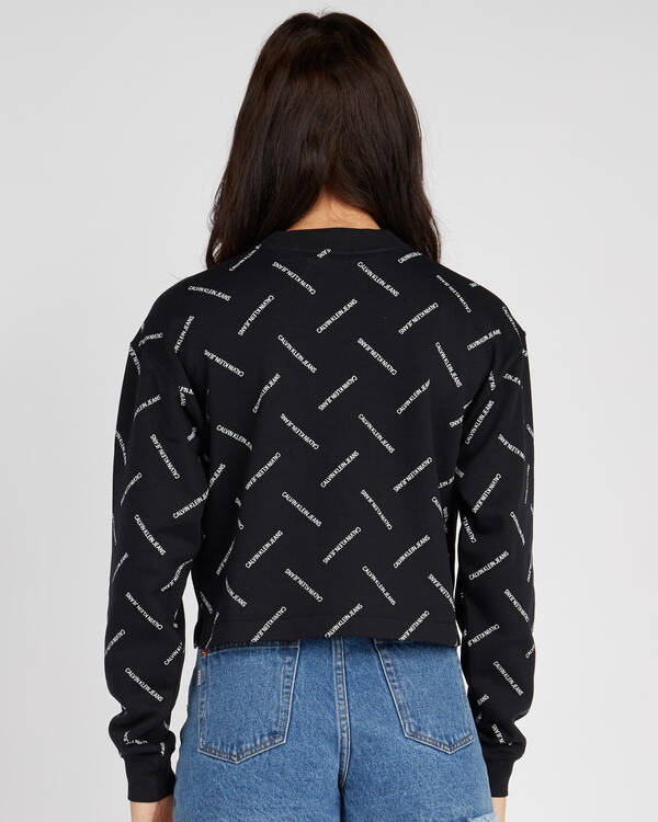 Calvin Klein Jeans Diagonal Sweatshirt for Womens