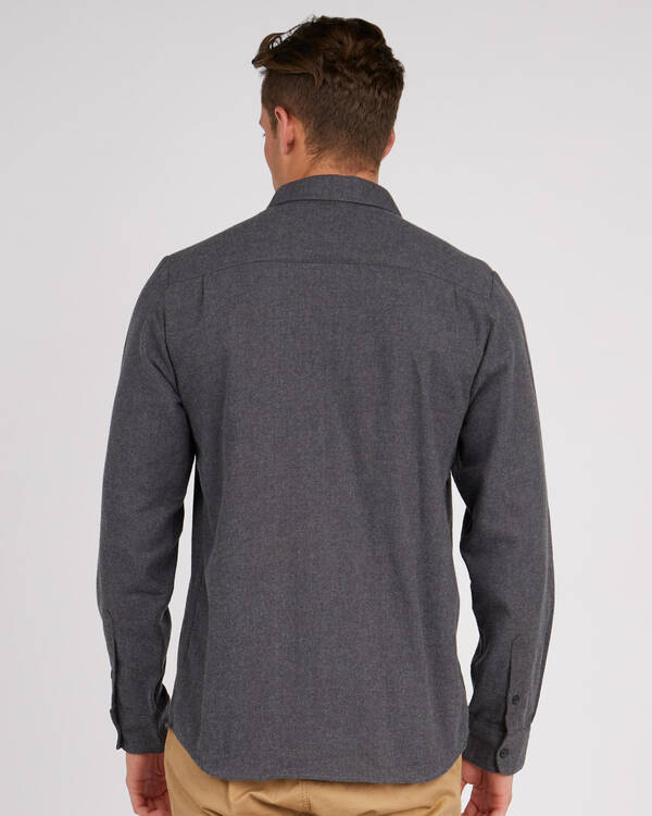 Volcom Caden Solid Long Sleeve Shirt for Mens