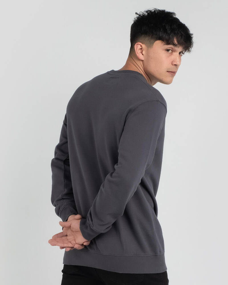 Rusty Short Cut Crew Fleece for Mens