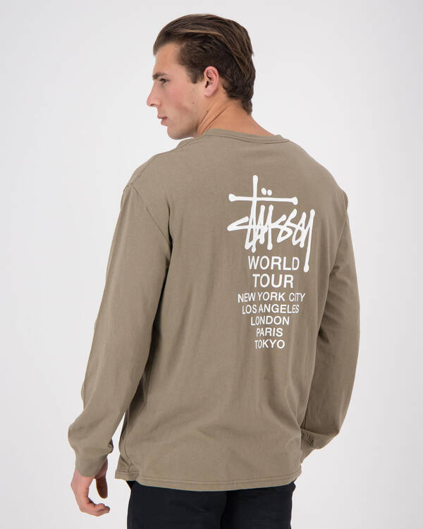 Stussy Tour Long Sleeve T-Shirt for Mens