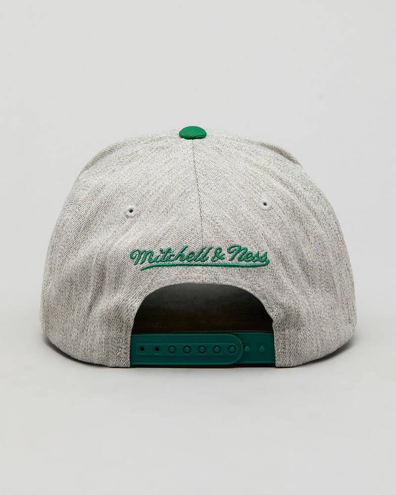 Mitchell & Ness Celtics Pinch Panel Snapba for Mens