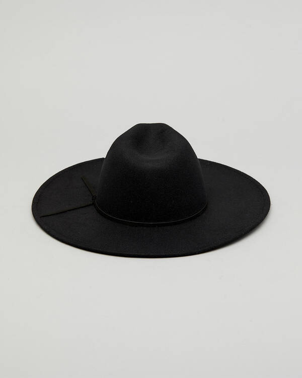 Mooloola Archie Wide Brim Felt Hat for Womens