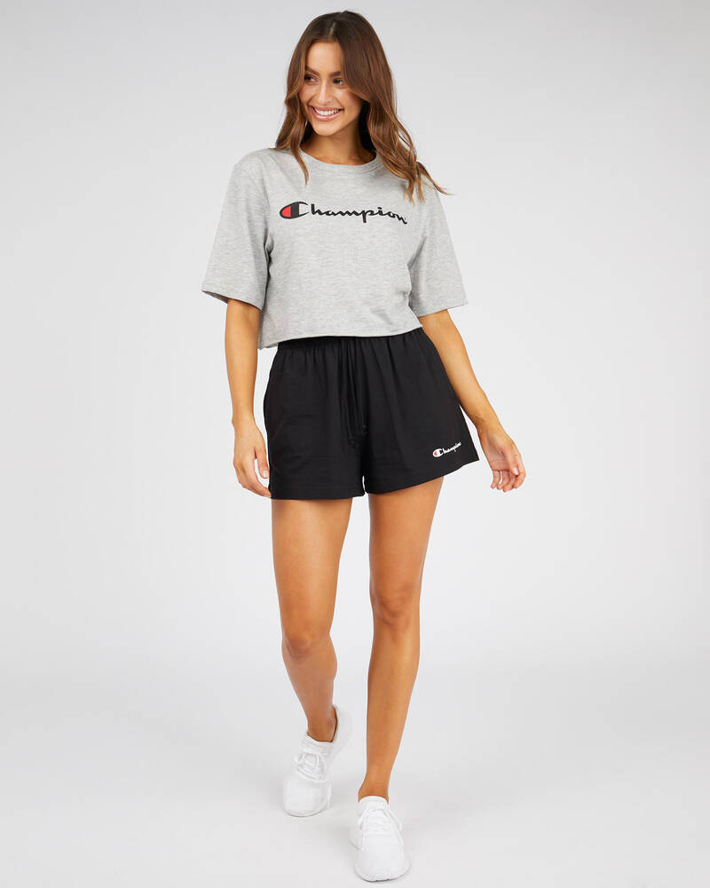 Champion C Logo Shorts for Womens