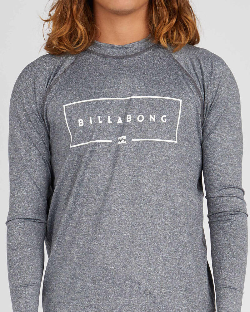 Billabong Union Long Sleeve Rash Vest for Mens