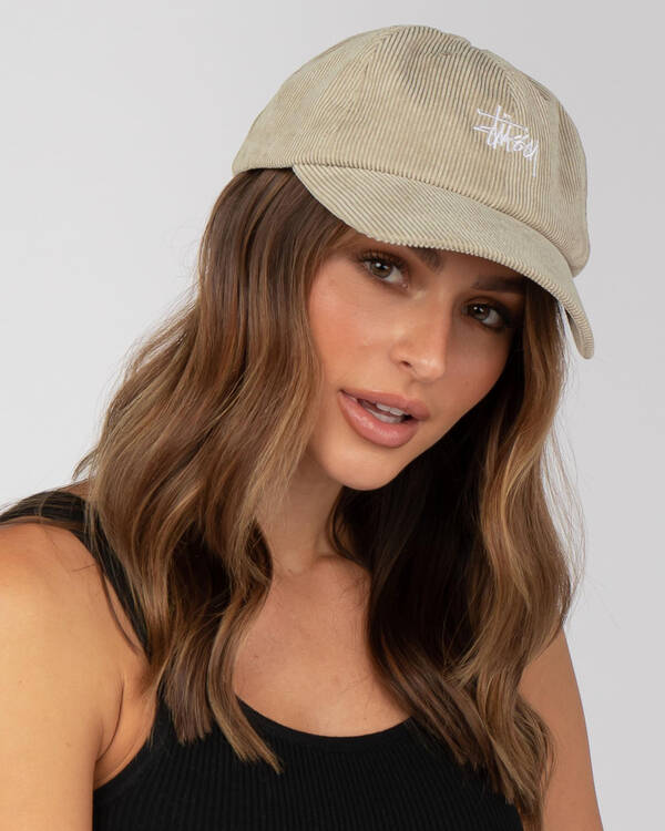 Stussy Graffiti Cord Low Pro Cap for Womens