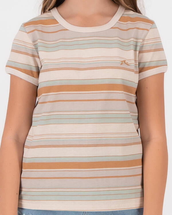 Rusty Girls' Horizon Stripe T-Shirt for Womens