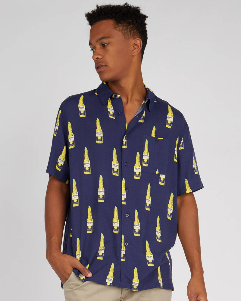 Kustom Corona Party Short Sleeve Shirt for Mens