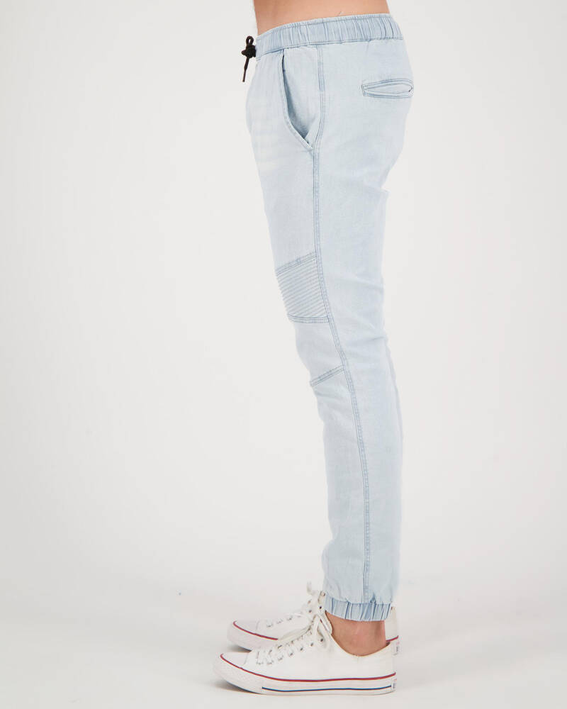 Lucid Commando Denim Jogger Pants for Mens