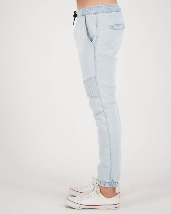 Lucid Commando Denim Jogger Pants for Mens