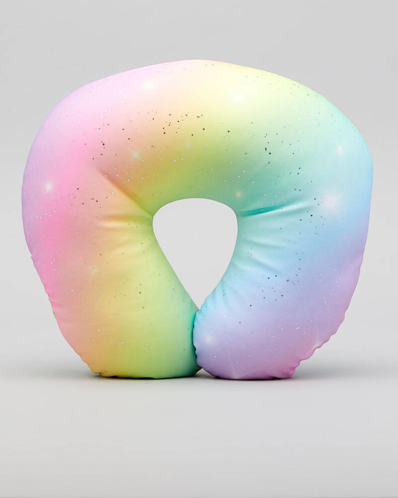Mooloola Rainbow Dash Neck Travel Pillow for Womens