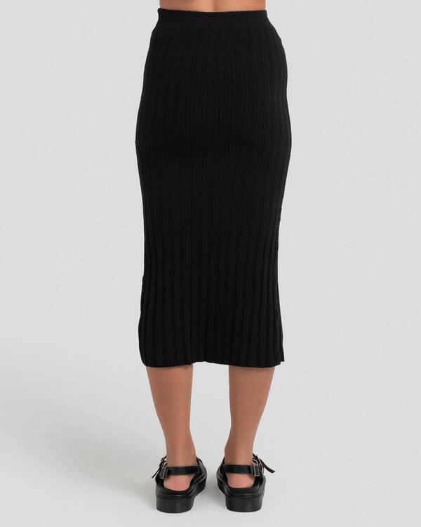 Ava And Ever Halsey Knit Midi Skirt for Womens