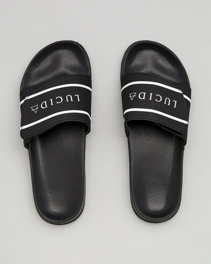 Lucid Adjustable Geomet Slides for Mens