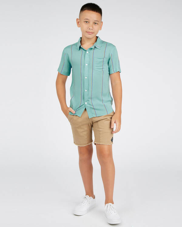 Skylark Boys Azure Ss Shirt for Mens