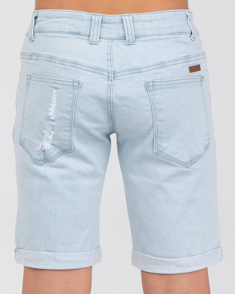 Lucid Boys' Backfire Denim Shorts for Mens