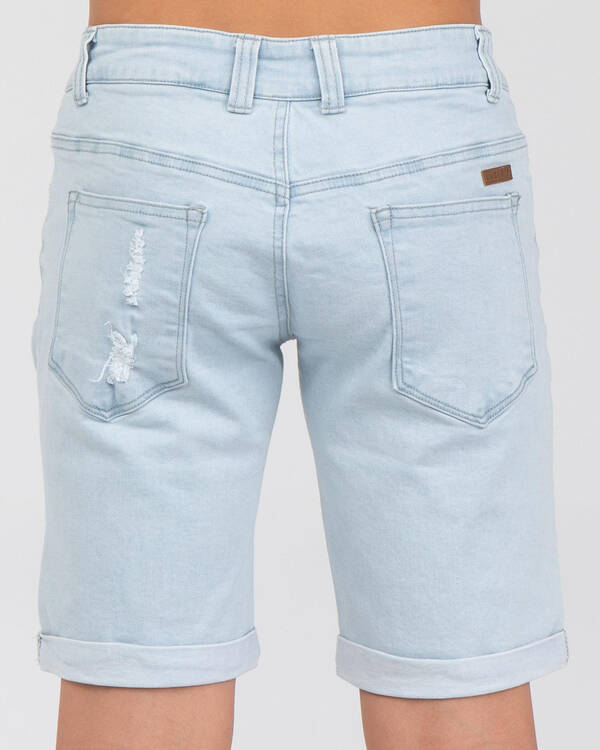 Lucid Boys' Backfire Denim Shorts for Mens
