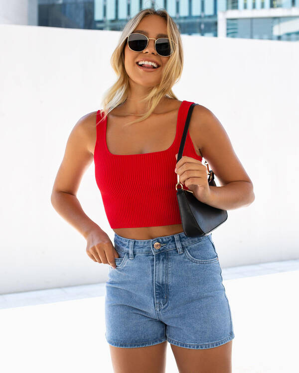 Ava And Ever Mod Squad Knit Top for Womens