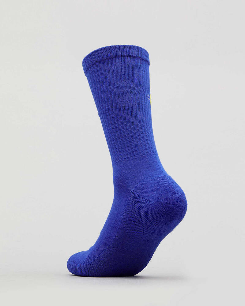 Calvin Klein Logo Rib Crew Socks for Mens