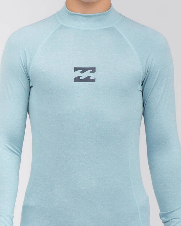 Billabong Boys' All Day Wave Performance Fit Long Sleeve Rash Vest for Mens