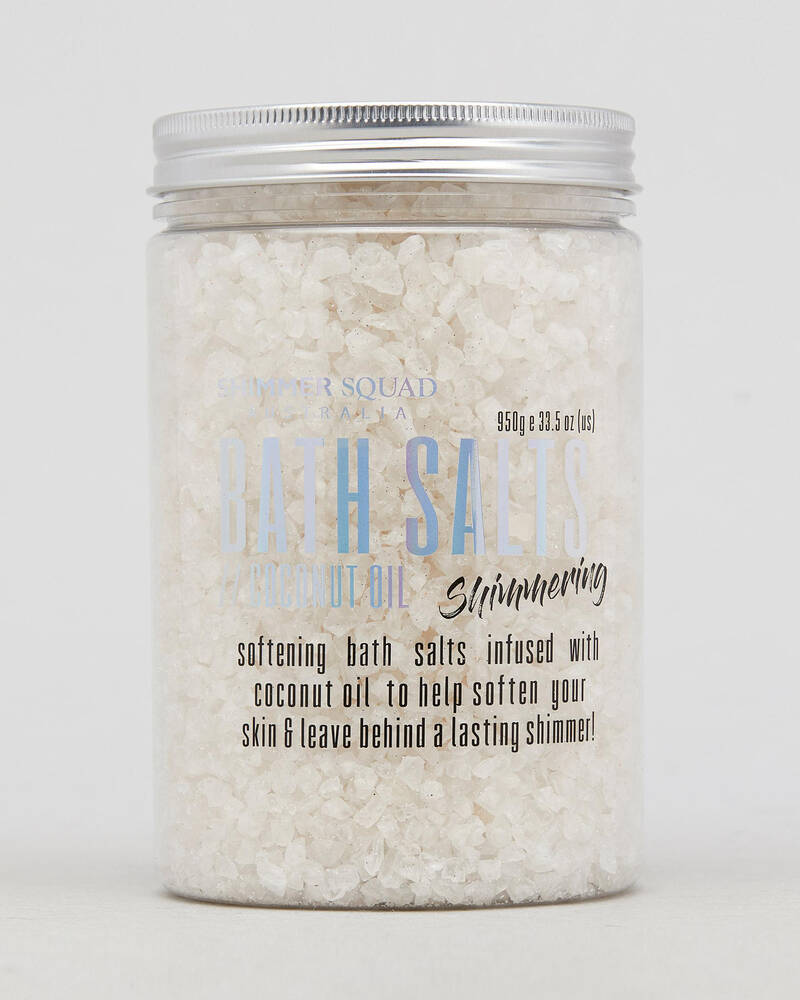 Shimmer Squad Shimmer Silver Bath Salts for Womens