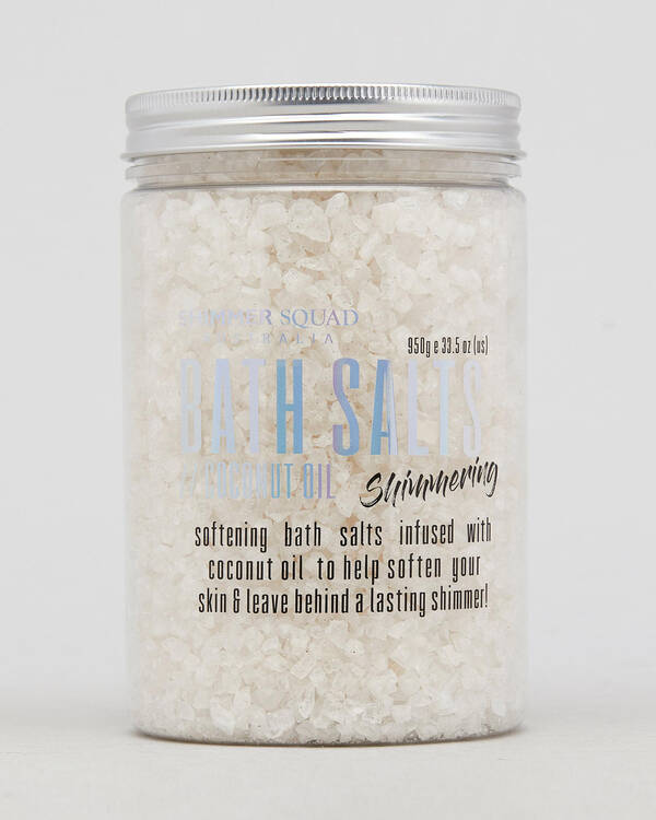 Shimmer Squad Shimmer Silver Bath Salts for Womens