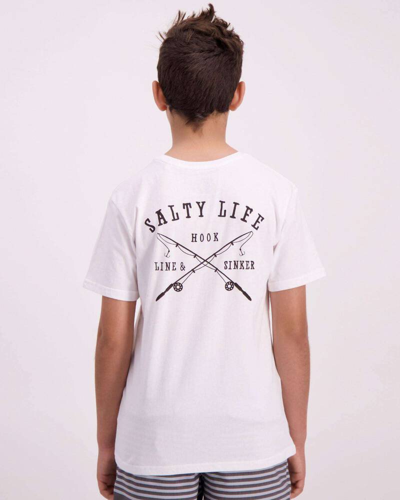 Salty Life Hooked T-Shirt for Mens