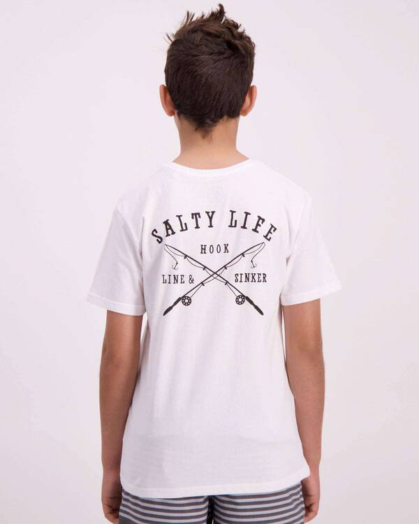 Salty Life Hooked T-Shirt for Mens