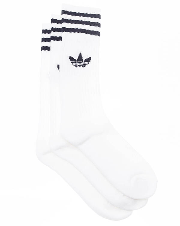 Adidas Womens Solid Crew Sock Pack for Womens