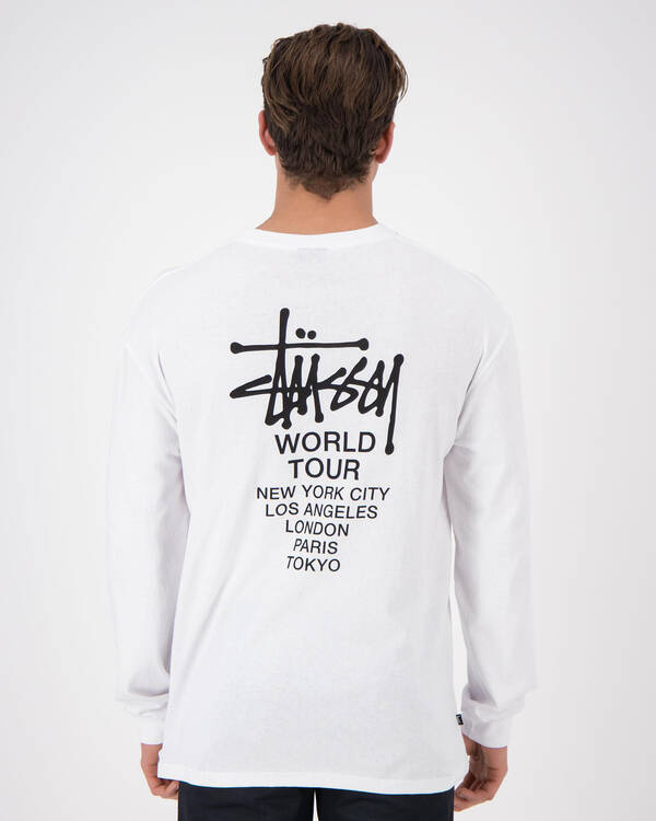 Stussy Tour Long Sleeve T-Shirt for Mens