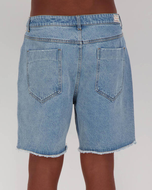 Rhythm Vintage Denim Walk Shorts for Mens
