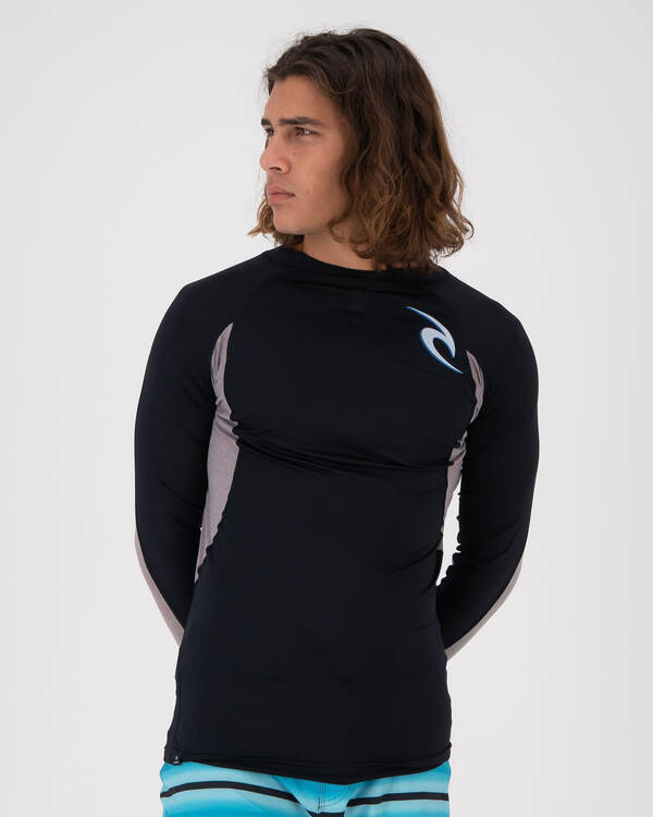 Rip Curl Wave Long Sleeve Rash Vest for Mens