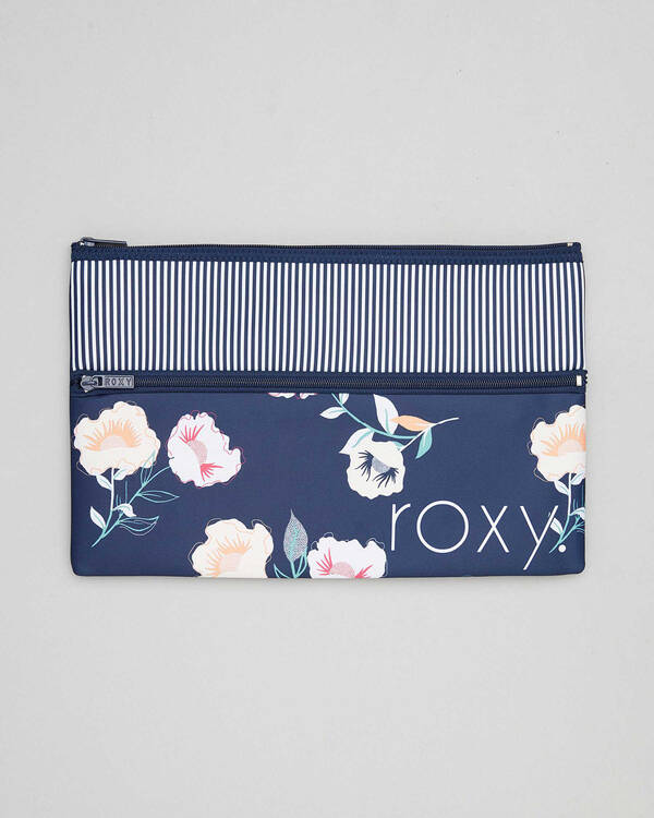 Roxy White Shoulder Pencil Case for Womens
