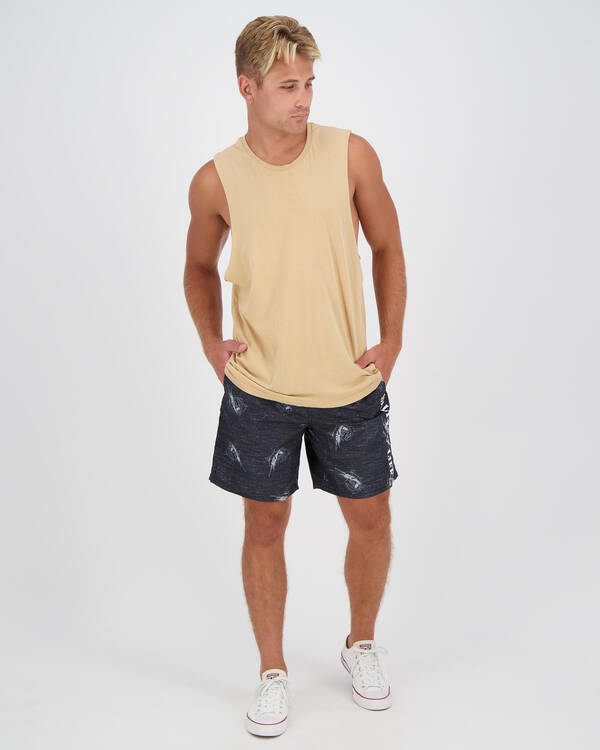 Salty Life Pictorial Board Shorts for Mens