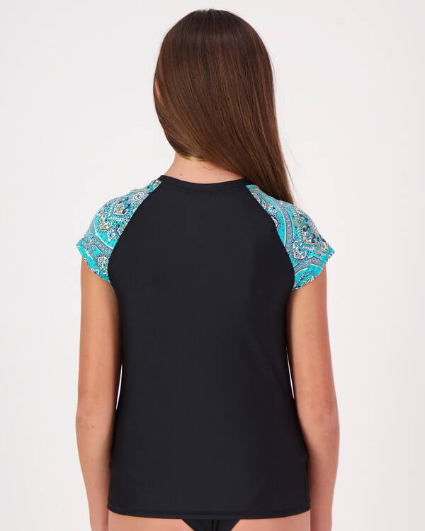 Billabong Girls Fundala Cap Sleeve Rash Vest for Womens
