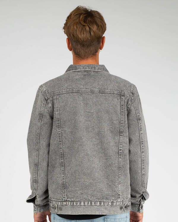 RVCA Daggers Denim Strip Jacket for Mens