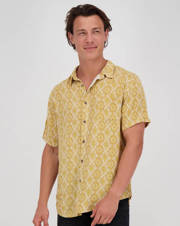 Rhythm Kasbah Short Sleeve Shirt for Mens