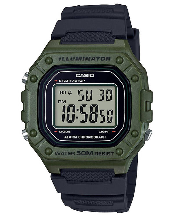 Casio W-218H-3A Digital Watch for Mens