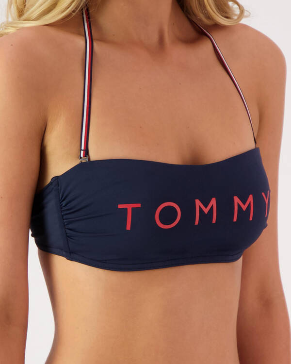 Tommy Hilfiger Core Solid Bikini Top for Womens