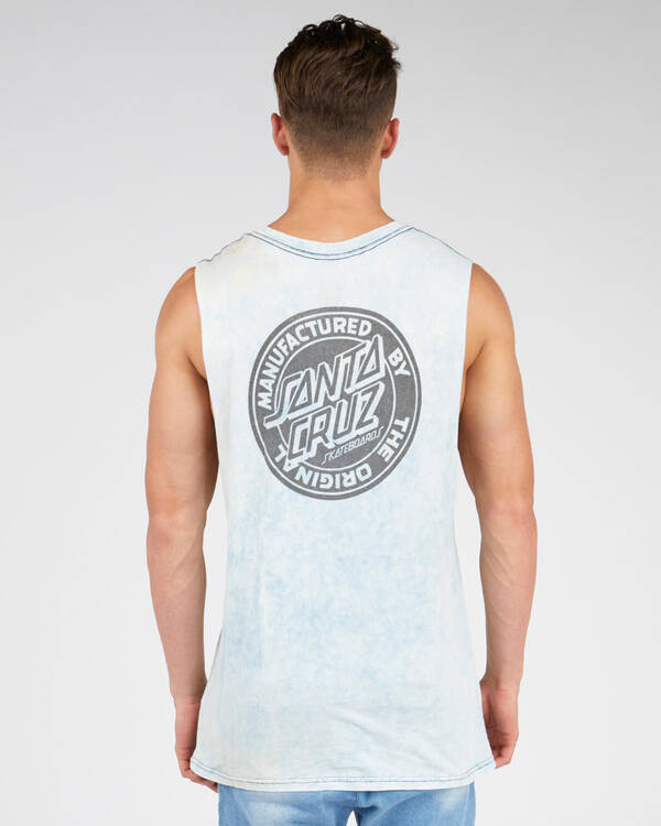 Santa Cruz MFG Dot Solid Muscle Tank for Mens