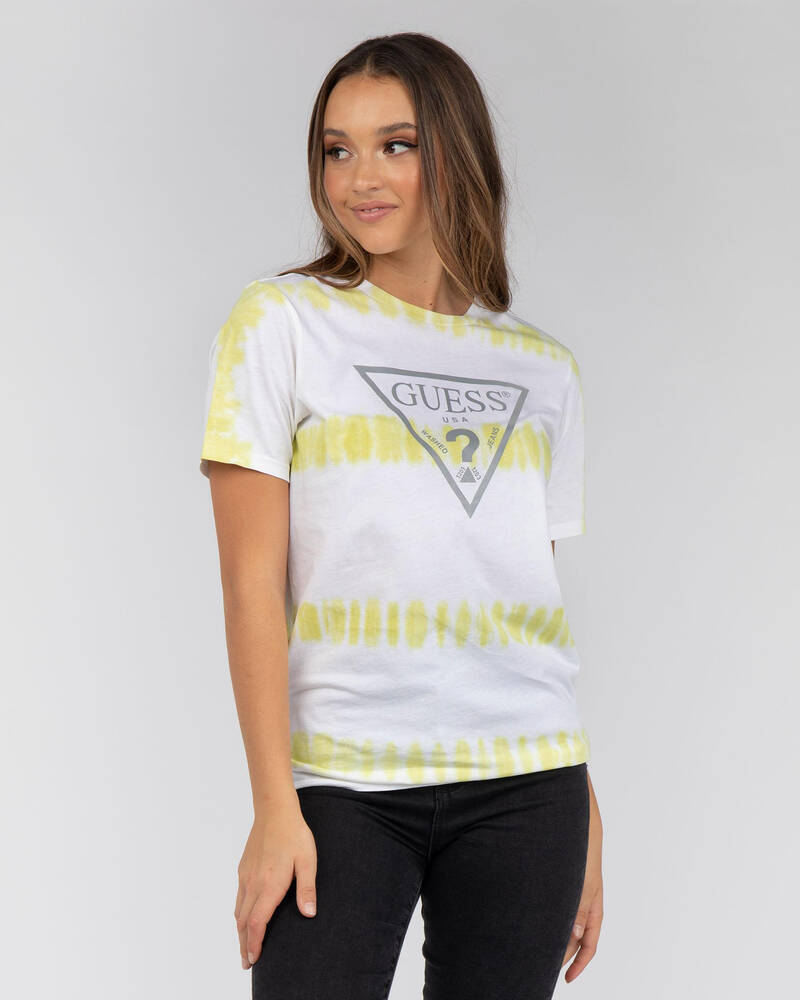 GUESS Jeans Reflective T-Shirt for Womens